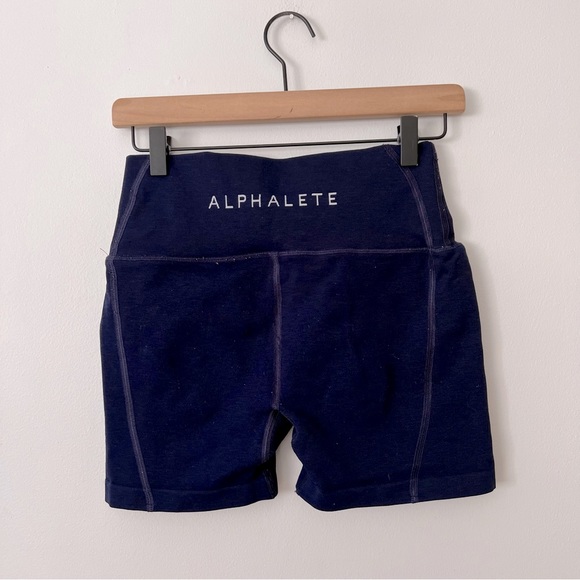 Alphalete Pants - Alphalete Revival Athletic Shorts Navy Blue Women’s Size Medium